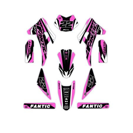Fantic motorcycle graphics | Custom sticker kit
