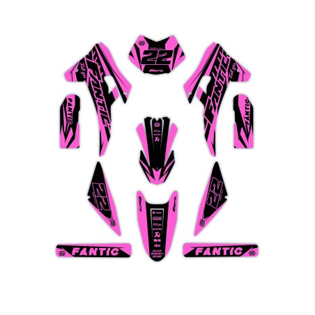 Fantic motorcycle graphics | Custom sticker kit