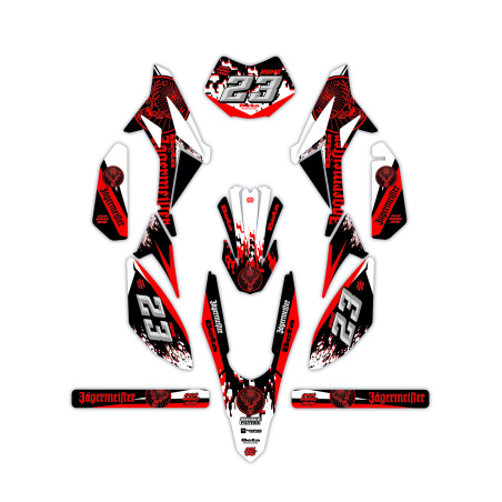 Kit déco moto Beta 50 e 125 4t | Kit d’autocollants personnalisés