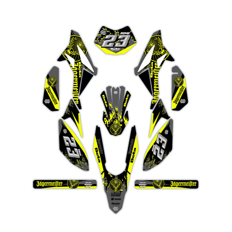 Kit déco moto Beta 50 e 125 4t | Kit d’autocollants personnalisés