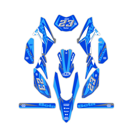 Kit déco moto Beta 50 e 125 4t | Kit d’autocollants personnalisés