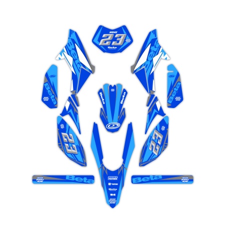 Kit déco moto Beta 50 e 125 4t | Kit d’autocollants personnalisés