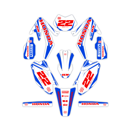 Kit déco moto Hm e Vent 50 o 125| Kit d’autocollants personnalisés
