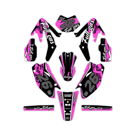 Kit déco moto Hm e Vent 50 o 125| Kit d’autocollants personnalisés