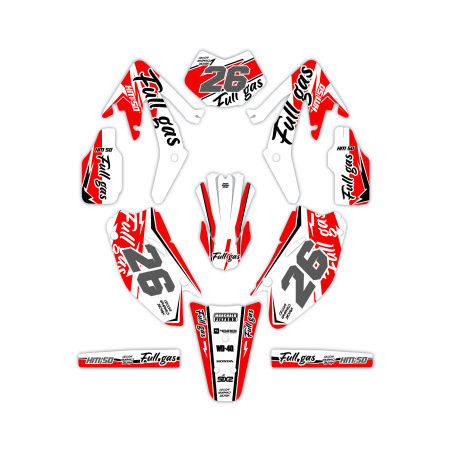Hm and Vent 50 o 125 motorcycle graphics | Custom sticker kit