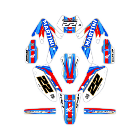 Kit déco moto Hm e Vent 50 o 125| Kit d’autocollants personnalisés