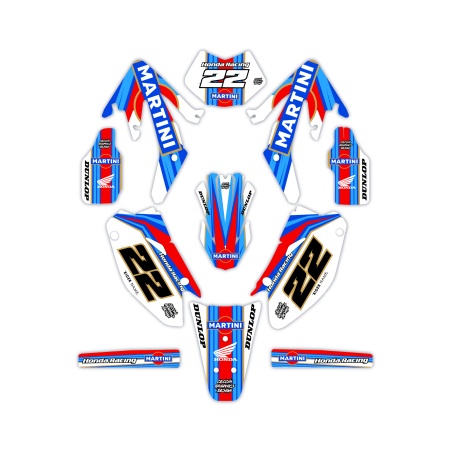 Kit déco moto Hm e Vent 50 o 125| Kit d’autocollants personnalisés