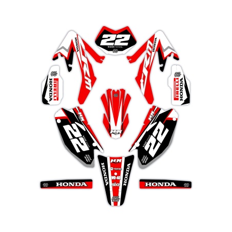 Hm and Vent 50 o 125 motorcycle graphics | Custom sticker kit