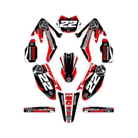 Kit déco moto Hm e Vent 50 o 125| Kit d’autocollants personnalisés