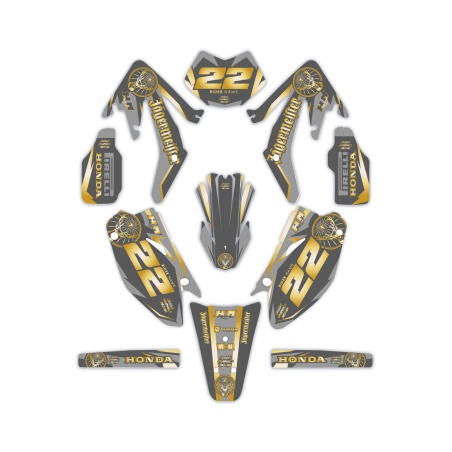 Kit déco moto Hm e Vent 50 o 125| Kit d’autocollants personnalisés
