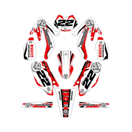 Kit déco moto Hm e Vent 50 o 125| Kit d’autocollants personnalisés