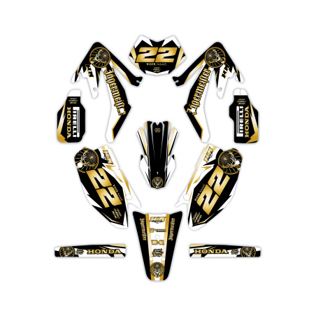 Kit déco moto Hm e Vent 50 o 125| Kit d’autocollants personnalisés