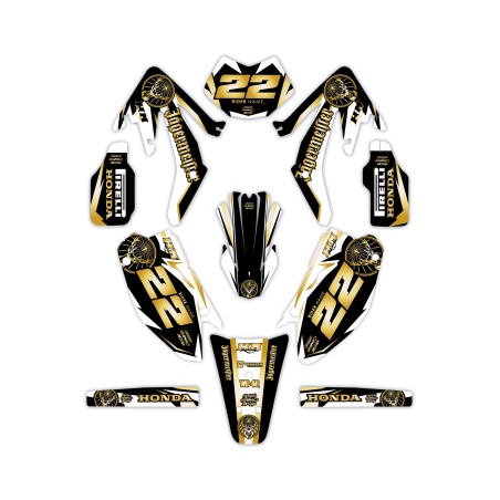 Kit déco moto Hm e Vent 50 o 125| Kit d’autocollants personnalisés