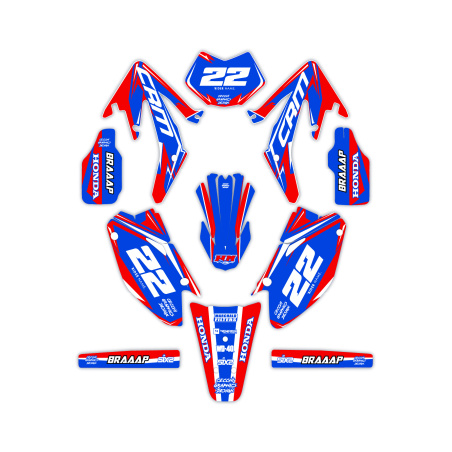 Hm and Vent 50 o 125 motorcycle graphics | Custom sticker kit