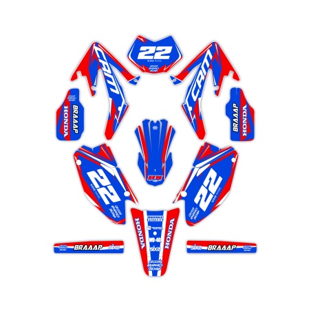 Hm and Vent 50 o 125 motorcycle graphics | Custom sticker kit