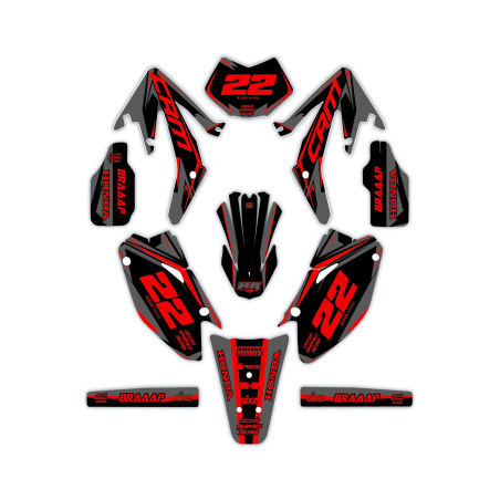 Hm and Vent 50 o 125 motorcycle graphics | Custom sticker kit