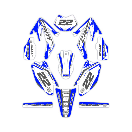 Hm and Vent 50 o 125 motorcycle graphics | Custom sticker kit