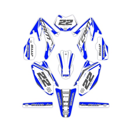 Hm and Vent 50 o 125 motorcycle graphics | Custom sticker kit