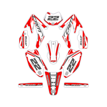 Hm and Vent 50 o 125 motorcycle graphics | Custom sticker kit