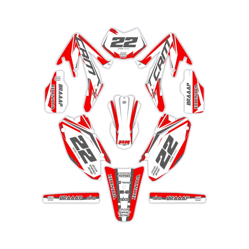 Hm and Vent 50 o 125 motorcycle graphics | Custom sticker kit