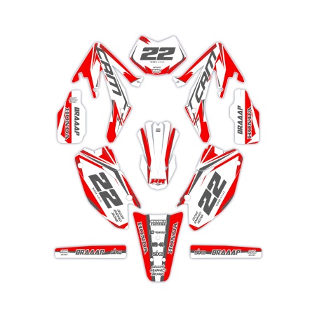 Hm and Vent 50 o 125 motorcycle graphics | Custom sticker kit