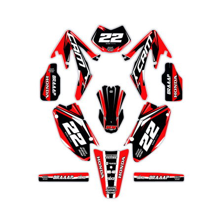 Hm and Vent 50 o 125 motorcycle graphics | Custom sticker kit