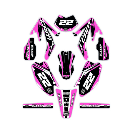 Hm and Vent 50 o 125 motorcycle graphics | Custom sticker kit