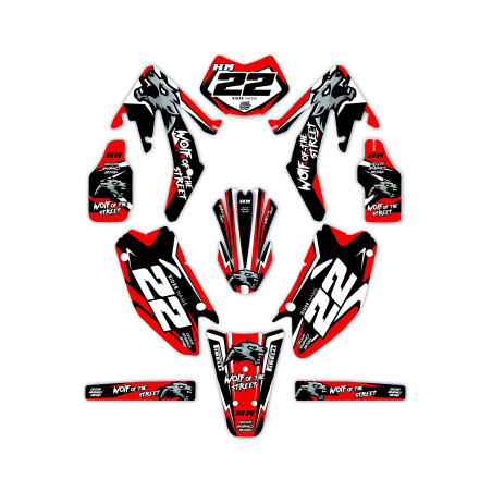Hm and Vent 50 o 125 motorcycle graphics | Custom sticker kit