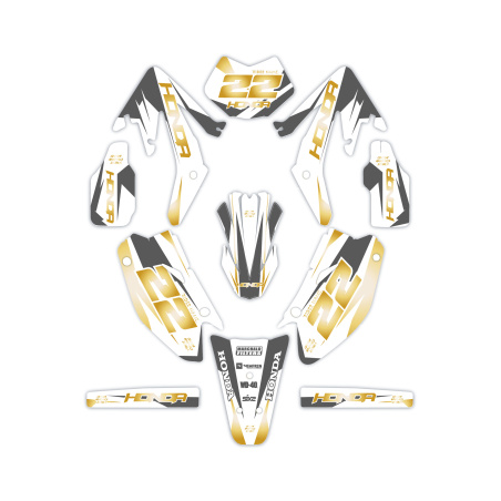 Hm and Vent 50 o 125 motorcycle graphics | Custom sticker kit