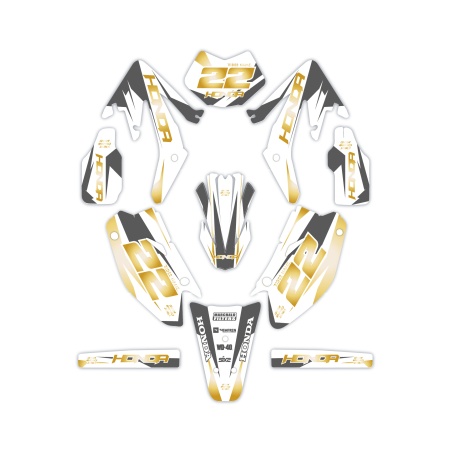 Hm and Vent 50 o 125 motorcycle graphics | Custom sticker kit