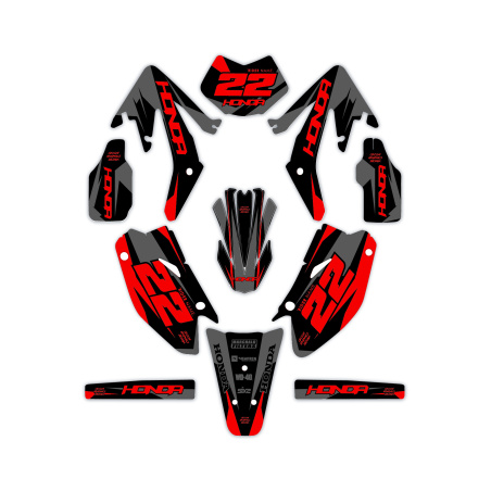 Kit déco moto Hm e Vent 50 o 125| Kit d’autocollants personnalisés