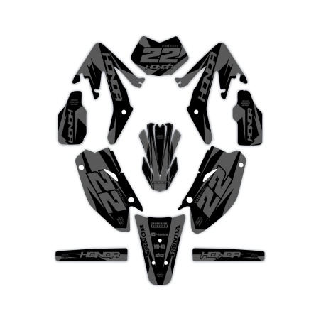 Kit déco moto Hm e Vent 50 o 125| Kit d’autocollants personnalisés