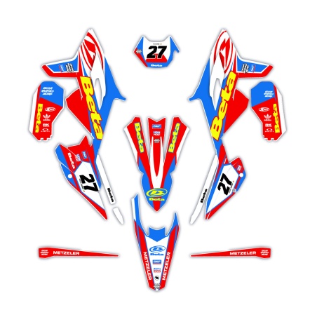 Beta motorcycle graphics | Custom sticker kit