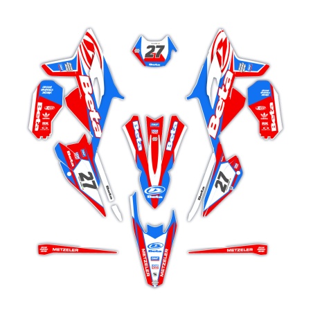 Beta motorcycle graphics | Custom sticker kit