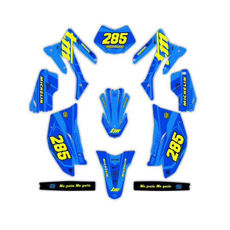Kit déco moto Tm | Kit d’autocollants personnalisés