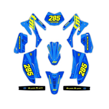 Tm motorcycle graphics | Custom sticker kit