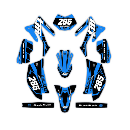 Kit déco moto Tm | Kit d’autocollants personnalisés