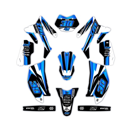 Kit déco moto Tm | Kit d’autocollants personnalisés