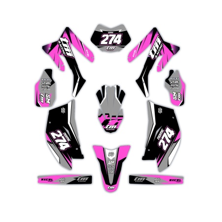Tm motorcycle graphics | Custom sticker kit
