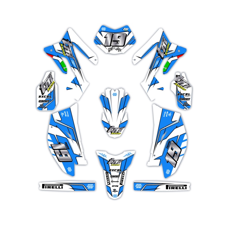 Tm motorcycle graphics | Custom sticker kit