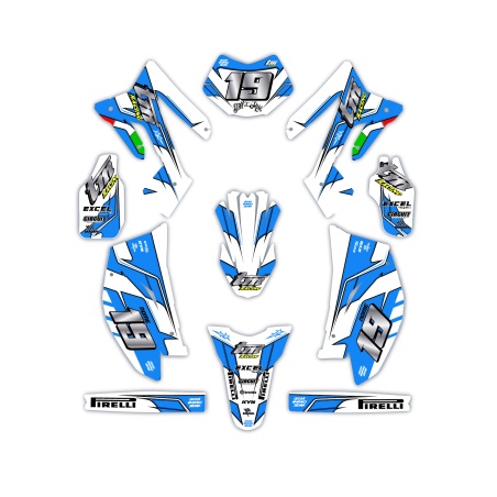 Tm motorcycle graphics | Custom sticker kit