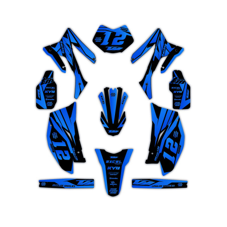Kit déco moto Tm | Kit d’autocollants personnalisés