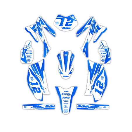 Kit déco moto Tm | Kit d’autocollants personnalisés
