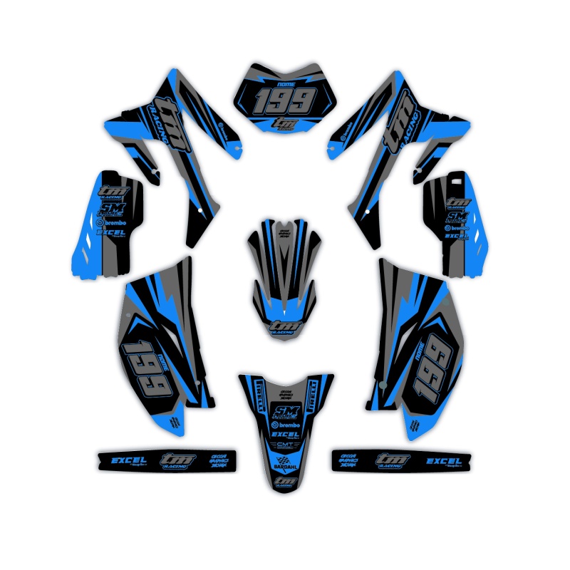 Tm motorcycle graphics | Custom sticker kit