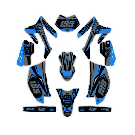 Tm motorcycle graphics | Custom sticker kit