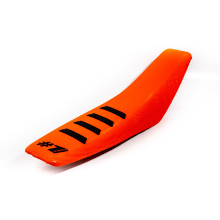 ONEGRIPPER RIBBED coprisella ARANCIONE e NERO - copertina sella - Seat Cover orange and black