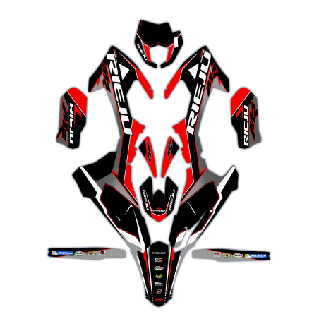 Kit déco moto Rieju | Kit d’autocollants personnalisés