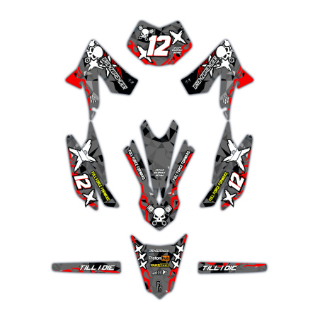 Kit déco moto Gilera | Kit d’autocollants personnalisés