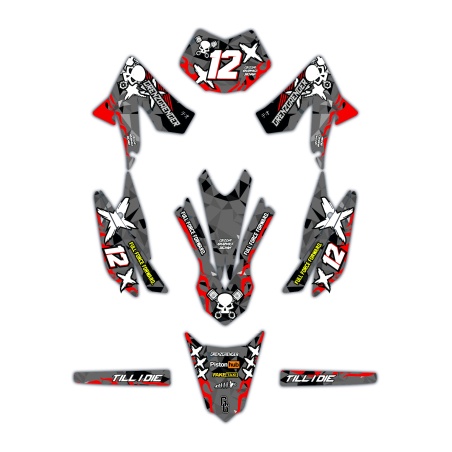 Kit déco moto Gilera | Kit d’autocollants personnalisés