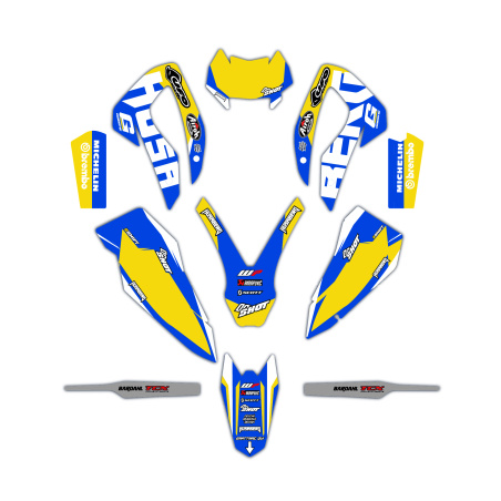 Kit déco moto Husaberg | Kit d’autocollants personnalisés